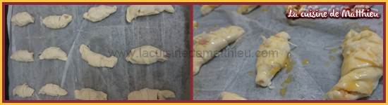 photo 3 : Mini croissant sal�e jambon fromage